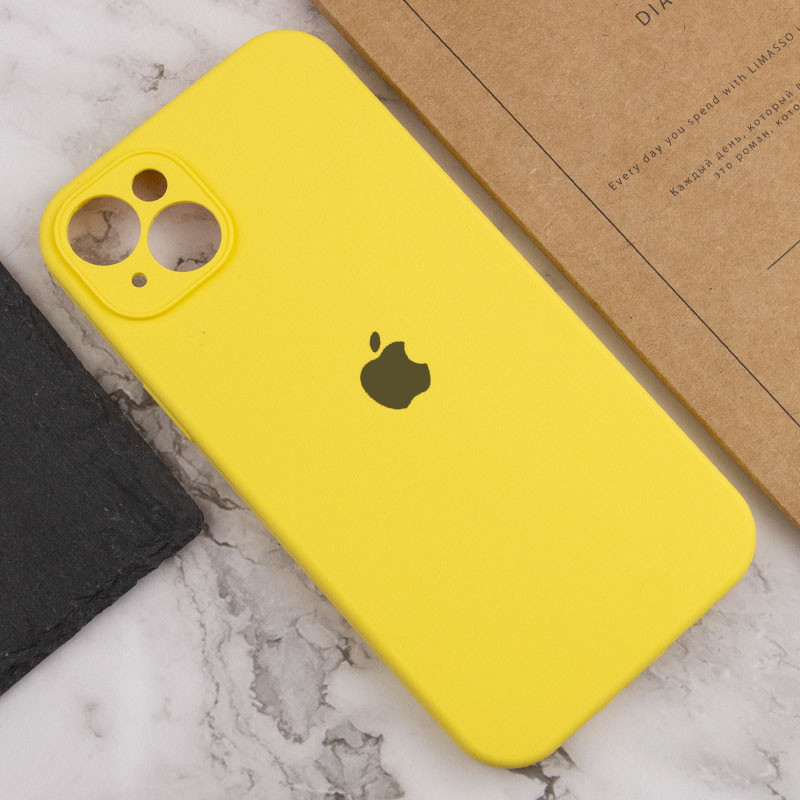 Купити Чохол Silk Full Camera Protective (AA) на Apple iPhone 15 Plus (6.7") (Жовтий / Yellow) на vchehle.ua