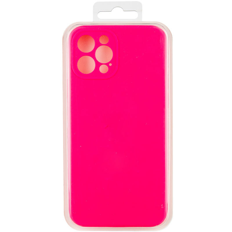 Замовити Чохол Silk Full Camera Protective (AA) NO LOGO на Apple iPhone 12 Pro Max (6.7") (Рожевий / Barbie pink) на vchehle.ua
