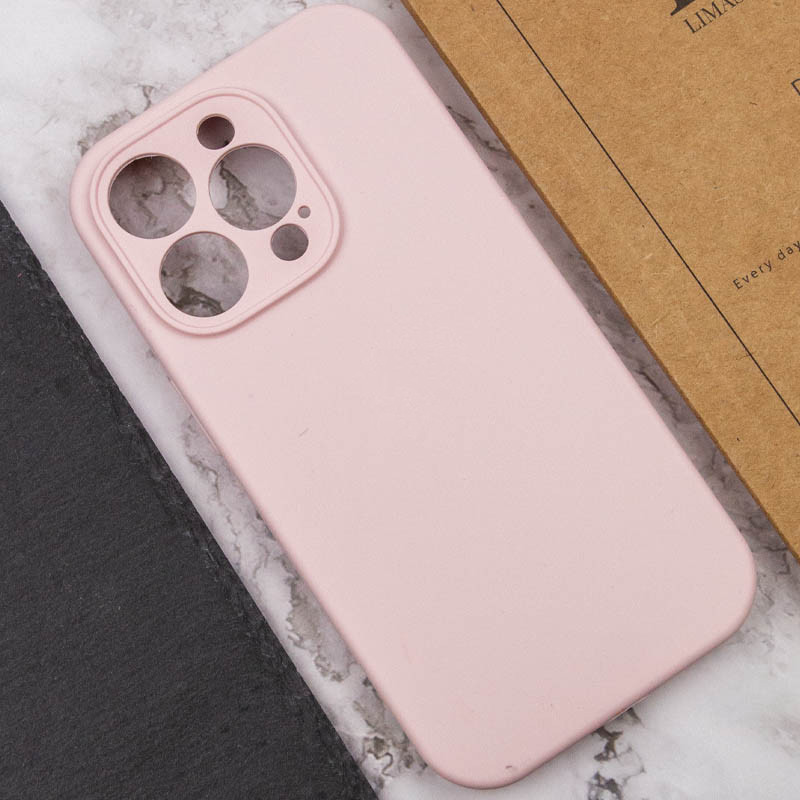 Чохол Silk Full Camera Protective (AA) NO LOGO на Apple iPhone 13 Pro (6.1") (Рожевий / Chalk Pink) в магазині vchehle.ua