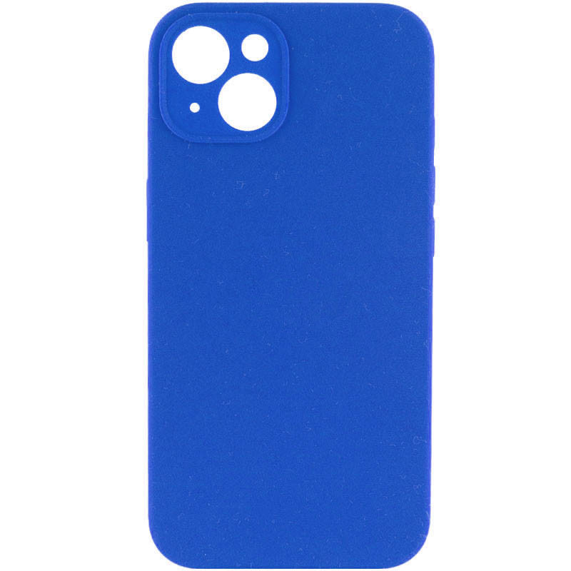 Чехол Silk Full Camera Protective (AA) NO LOGO для Apple iPhone 15 Plus (6.7") (Синий / Capri Blue)