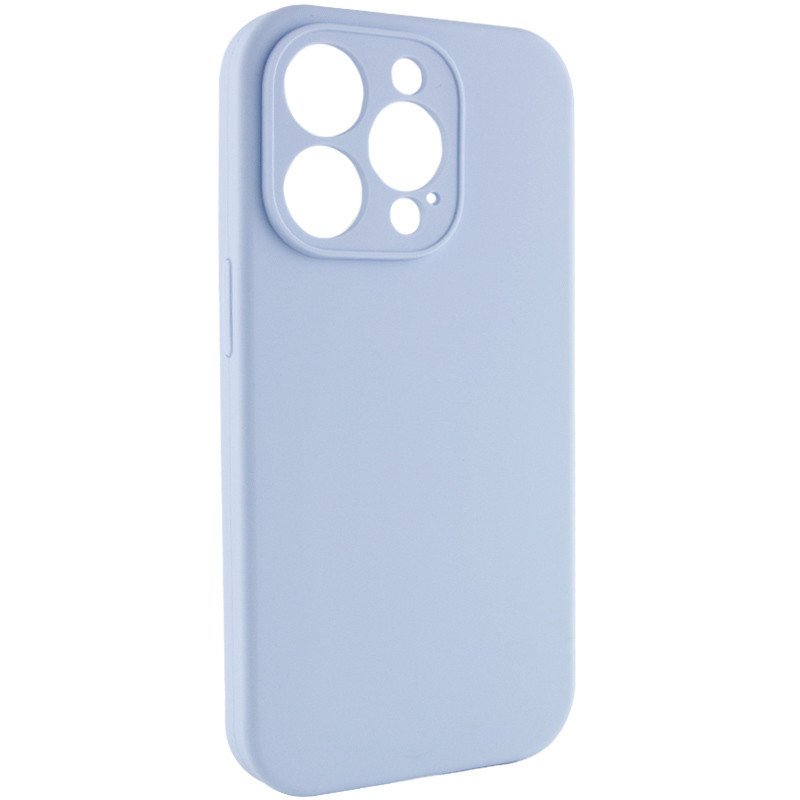 Фото Чехол Silk Full Camera Protective (AA) NO LOGO для Apple iPhone 15 Pro Max (6.7") (Голубой / Lilac Blue) на vchehle.ua