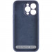 Фото Чехол Silk Full Camera Protective (AA) NO LOGO для Apple iPhone 17 (6.3") (Темно-синий / Midnight blue) на vchehle.ua