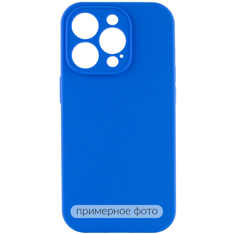 Чехол Silk Full Camera Protective (AA) NO LOGO для Apple iPhone 17 Pro (6.3") (Синий / Capri Blue)