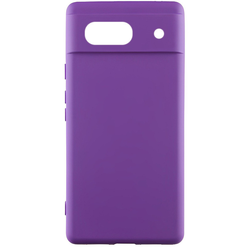 Чехол Silicone Cover Lakshmi (A) для Google Pixel 7a (Фиолетовый / Purple)
