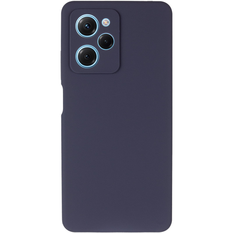 Фото Чехол Silicone Cover Lakshmi Full Camera (AA) для Xiaomi Poco X5 Pro 5G (Синий / Midnight Blue) на vchehle.ua