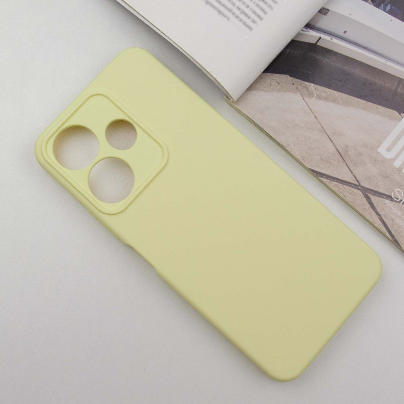 Фото Чехол Silicone Cover Lakshmi Full Camera (AA) для Xiaomi Redmi 13 4G / Poco M6 4G (Желтый / Mellow Yellow) на vchehle.ua