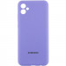 Чехол Silicone Cover Lakshmi Full Camera (AA) with logo для Samsung Galaxy A06 (Сиреневый / Dasheen)
