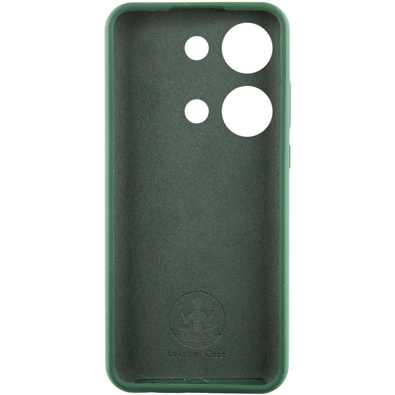 Фото Чохол Silicone Cover Lakshmi Full Camera (AA) with logo на Xiaomi Poco X6 Pro (Зелений / Dark green) на vchehle.ua