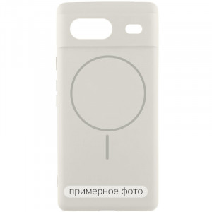 Чехол Silicone Cover Lakshmi Full Camera (AA) with Magnetic Fit для Google Pixel 8a