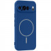 Чехол Silicone Cover Lakshmi Full Camera (AA) with Magnetic Fit для Google Pixel 9 Pro XL (Синий / Navy Blue)