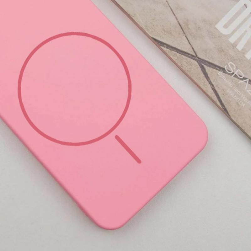 Фото Чехол Silicone Cover Lakshmi Full Camera (AA) with Magnetic Fit для Samsung Galaxy S24 FE (Розовый / Light pink) на vchehle.ua