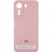 Чехол Silicone Cover Lakshmi Full Camera (AAA) with Logo для Xiaomi Redmi 15C (EU) (Розовый / Pink Sand)