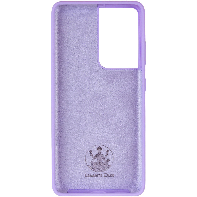 Фото Чохол Silicone Cover Ummi Lakshmi (AA) на Samsung Galaxy S21 Ultra (Бузковий / Dasheen) в маназині vchehle.ua