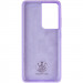 Фото Чохол Silicone Cover Ummi Lakshmi (AA) на Samsung Galaxy S21 Ultra (Бузковий / Dasheen) в маназині vchehle.ua