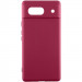 Чехол Silicone Cover Ummi Lakshmi Full Camera (AA) для Google Pixel 7a (Бордовый / Marsala)