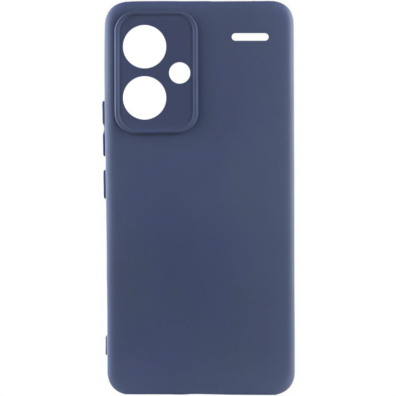 Чехол Silicone Cover Ummi Lakshmi Full Camera (AA) для Xiaomi Redmi Note 13 Pro+ (Синий / Midnight Blue)