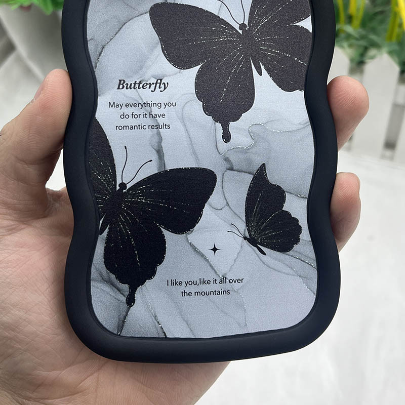 Фото Чохол TPU Cloudy Pictures на Apple iPhone 15 Pro (6.1") (Butterflies) в маназині vchehle.ua