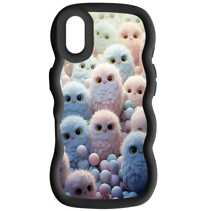 Чехол TPU Cloudy Pictures для Apple iPhone XR (6.1") (Owls)