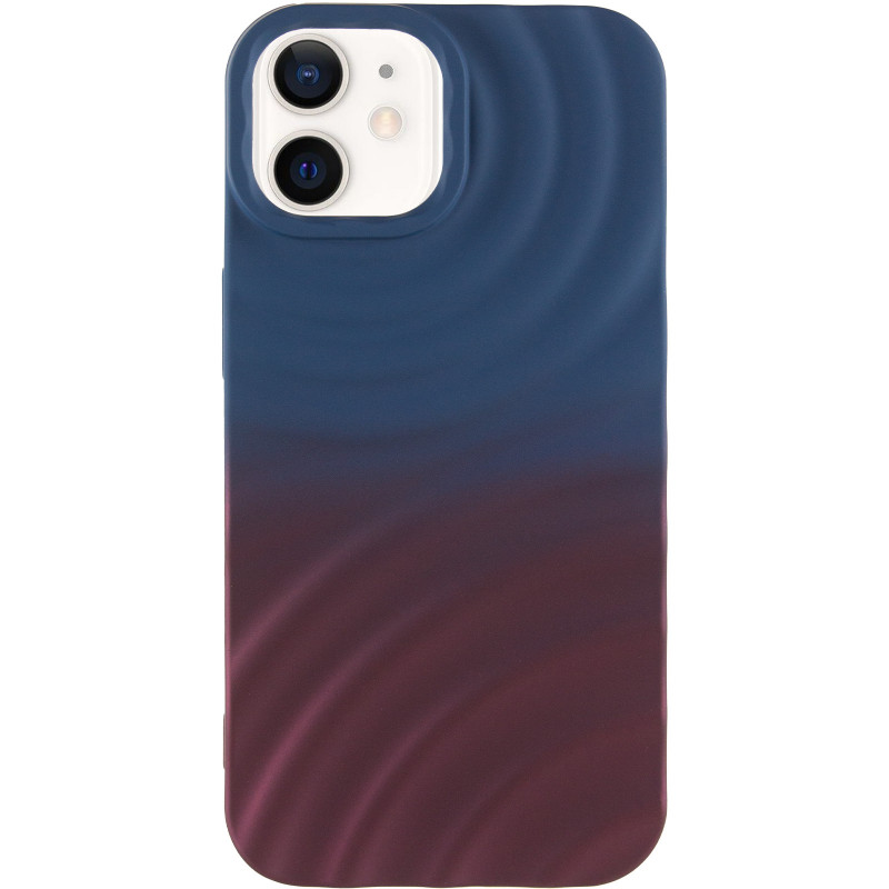 Фото Чехол TPU ColorWave для Apple iPhone 12 Pro / 12 (6.1") (Navy Blue / Plum) на vchehle.ua
