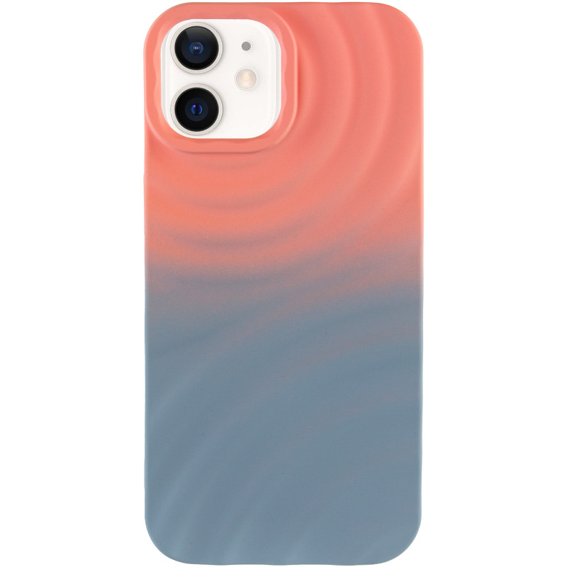 Фото Чехол TPU ColorWave для Apple iPhone 12 Pro / 12 (6.1") (Peach / Sky) на vchehle.ua