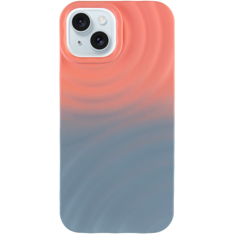 Фото Чехол TPU ColorWave для Apple iPhone 13 / 14 (6.1") (Peach / Sky) на vchehle.ua