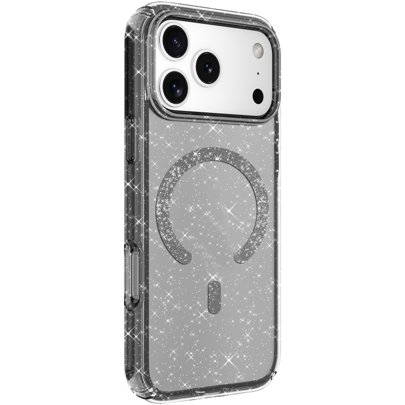 Фото Чохол TPU Eclipse Sparkle Magnetic Fit на Apple iPhone 17 Pro Max (6.9") (Black) на vchehle.ua