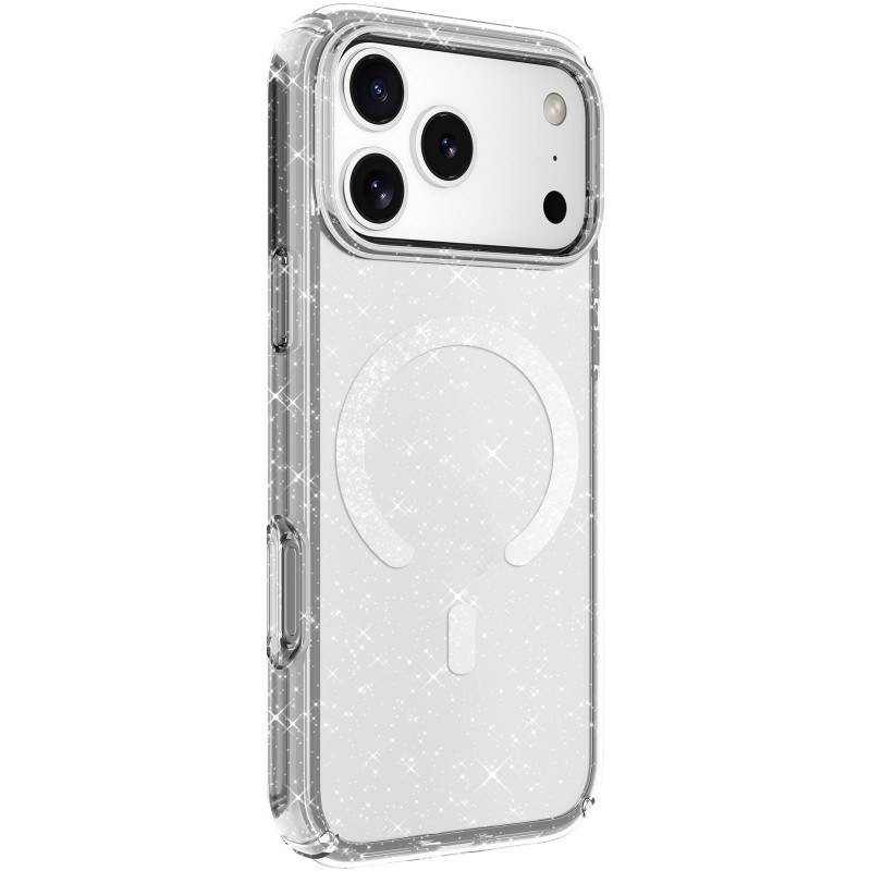 Фото Чохол TPU Eclipse Sparkle Magnetic Fit на Apple iPhone 17 Pro Max (6.9") (Clear) на vchehle.ua