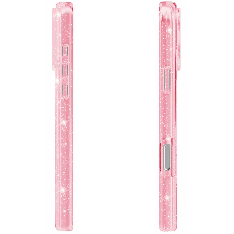 Чохол TPU Eclipse Sparkle Magnetic Fit на Apple iPhone 17 Pro Max (6.9") (Pink) в магазині vchehle.ua