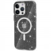 Чехол TPU Galaxy Sparkle Magnetic Fit для Apple iPhone 12 Pro Max (6.7") (Black+Glitter)