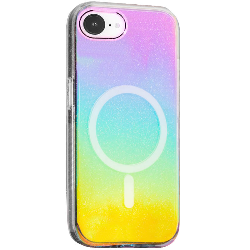Чехол TPU Galaxy Sparkle Magnetic Fit для Apple iPhone 16e / 17e (6.1") (Chroma+Glitter)