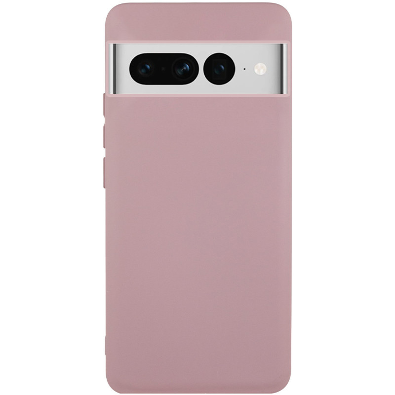 Чехол TPU GETMAN Liquid Silk для Google Pixel 7 Pro (Розовый / Pink Sand)