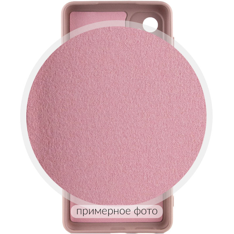 Фото Чохол TPU GETMAN Liquid Silk Full Camera на Motorola Moto G24 (Рожевий / Pink Sand) на vchehle.ua