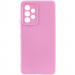 Чохол TPU GETMAN Liquid Silk Full Camera на Samsung Galaxy A52 4G / A52 5G / A52s (Рожевий / Pink)