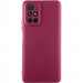 Чехол TPU GETMAN Liquid Silk Full Camera для Xiaomi Redmi 10 (Бордовый / Marsala)
