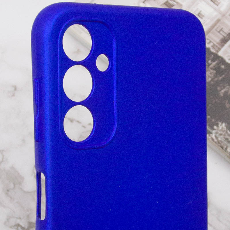 Купить Чехол TPU GETMAN Liquid Silk Full Camera для Samsung Galaxy A04s (Синий / Iris) на vchehle.ua