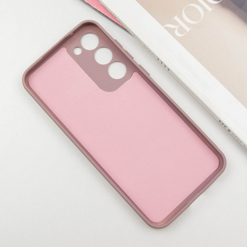 Фото Чехол TPU GETMAN Liquid Silk Full Camera для Samsung Galaxy S23+ (Розовый / Pink Sand) в магазине vchehle.ua