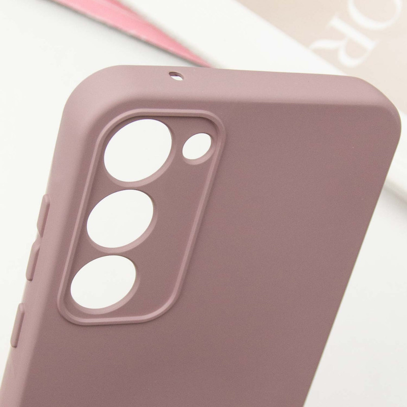 Купить Чехол TPU GETMAN Liquid Silk Full Camera для Samsung Galaxy S23+ (Розовый / Pink Sand) на vchehle.ua