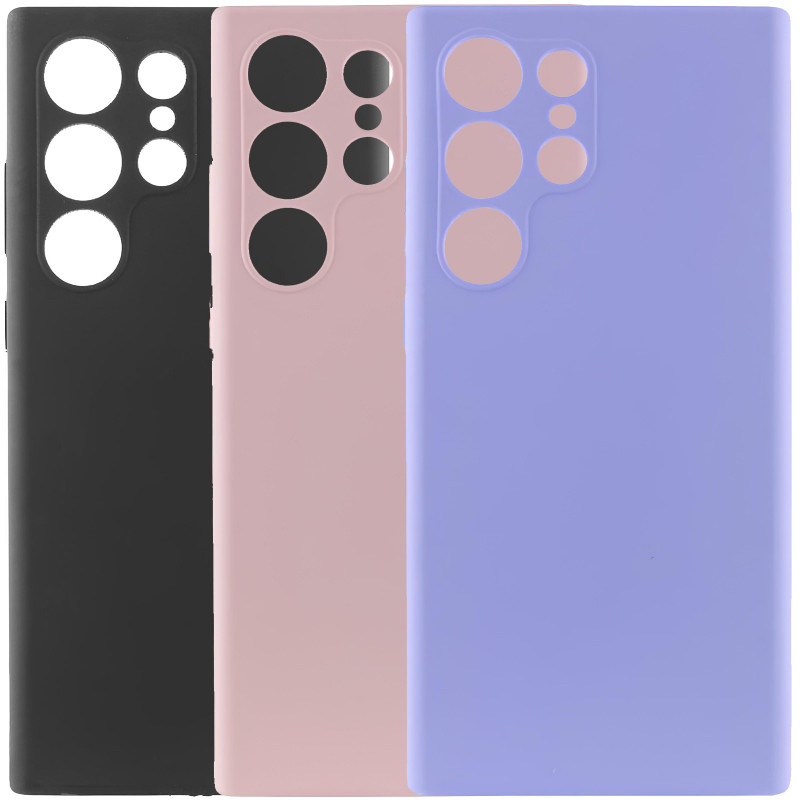 Чохол TPU GETMAN Liquid Silk Full Camera на Samsung Galaxy S24 Ultra