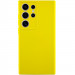 Чохол TPU GETMAN Liquid Silk Full Camera на Samsung Galaxy S24 Ultra (Жовтий / Flash)