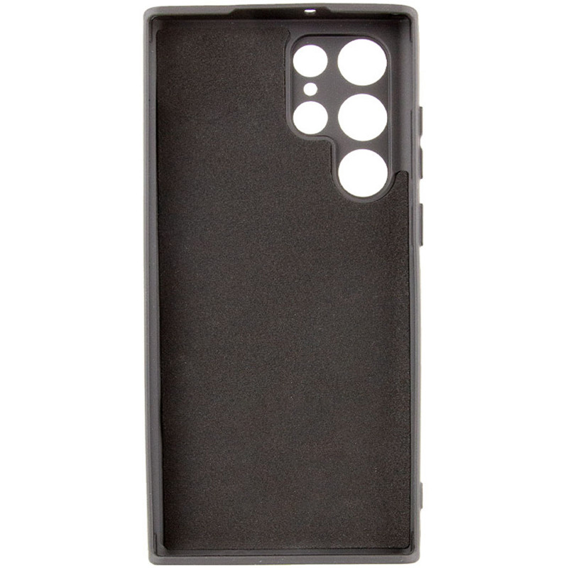 Фото Чехол TPU GETMAN Liquid Silk Full Camera для Samsung Galaxy S24 Ultra (Черный / Black) в магазине vchehle.ua