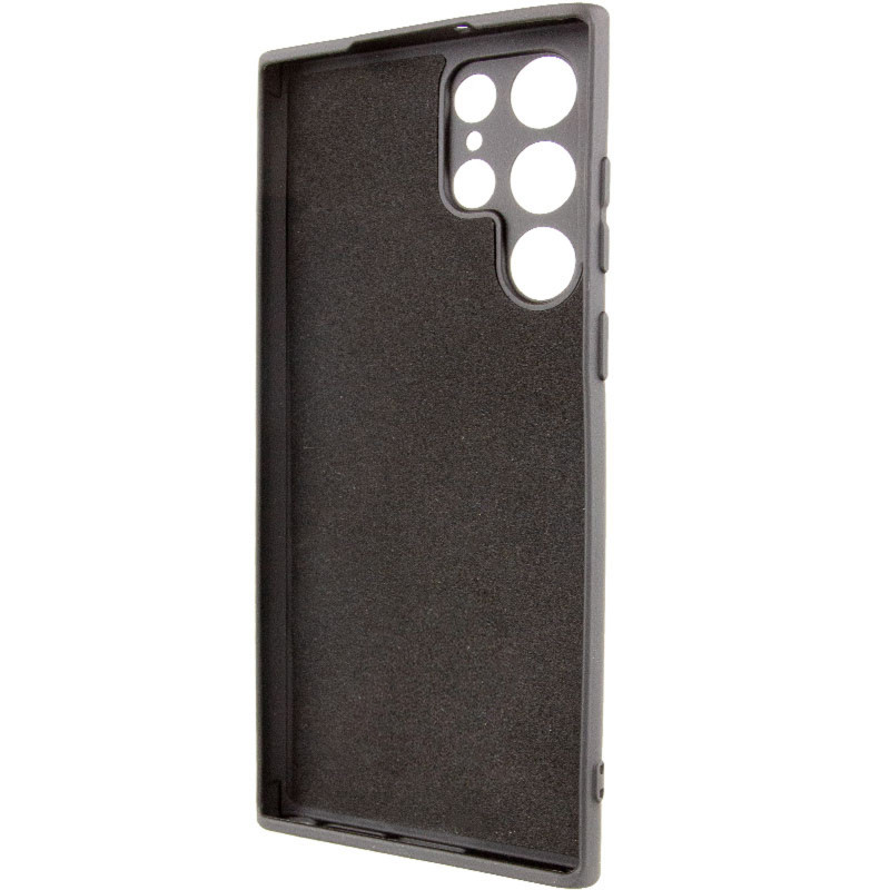 Чехол TPU GETMAN Liquid Silk Full Camera для Samsung Galaxy S24 Ultra (Черный / Black) в магазине vchehle.ua