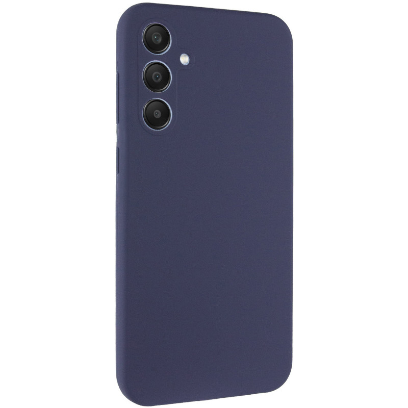 Чохол TPU GETMAN Liquid Silk Full Camera на Samsung Galaxy S26 / S26 Pro (Синій / Midnight Blue)