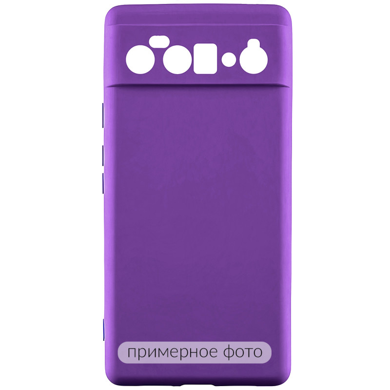 Чехол TPU GETMAN Liquid Silk Full Camera для TECNO Spark Go 1 (Фиолетовый / Purple)