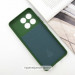 Фото Чохол TPU GETMAN Liquid Silk Full Camera на Xiaomi Poco X6 / Note 13 Pro 5G (Зелений / Dark green) в маназині vchehle.ua