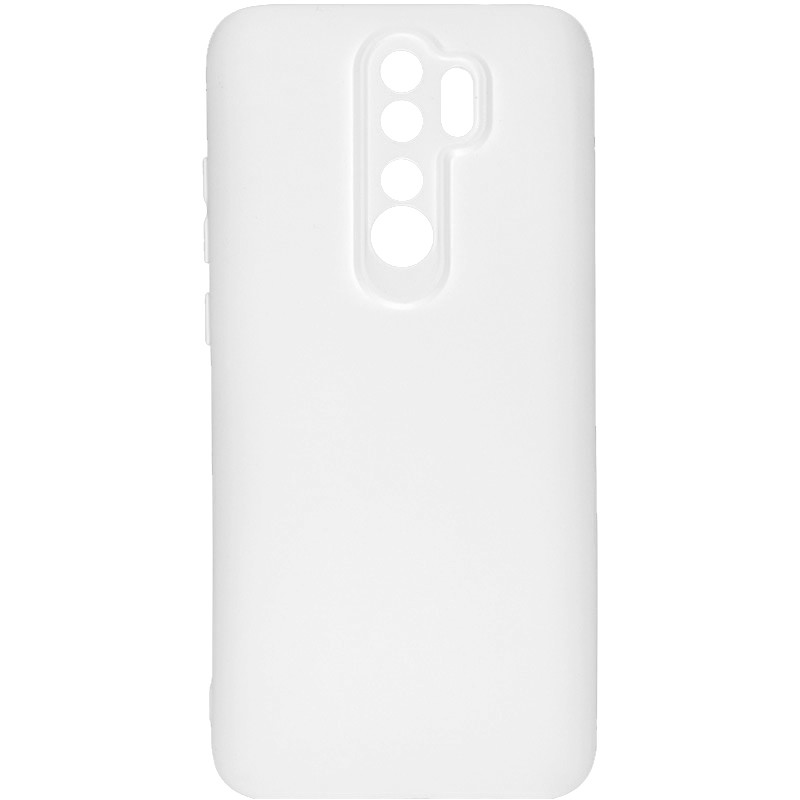 Чохол TPU GETMAN Liquid Silk Full Camera на Xiaomi Redmi Note 8 Pro (Білий / White)