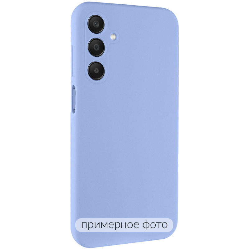 Чехол TPU GETMAN Liquid Silk Full Camera для ZTE Blade A56 (Сиреневый / Light purple)