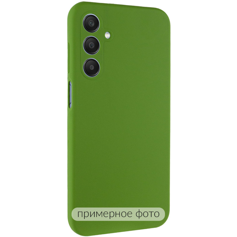 Чехол TPU GETMAN Liquid Silk Full Camera для ZTE Blade A56 (Зеленый / Dark green)