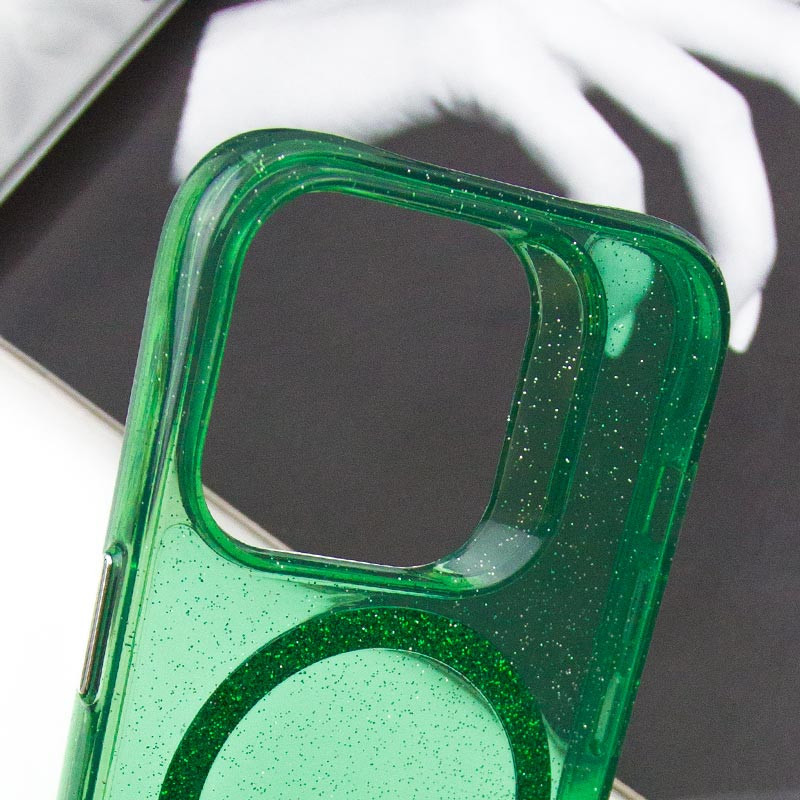 Фото Чехол TPU Radiance with Magnetic Fit для Apple iPhone 16 Pro Max (6.9") (Green) в магазине vchehle.ua