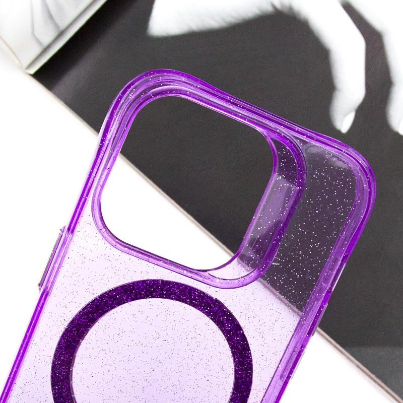 Фото Чехол TPU Radiance with Magnetic Fit для Apple iPhone 16 Pro Max (6.9") (Purple) на vchehle.ua