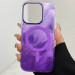 Фото Чехол TPU Shiny Mountain Magnetic Fit для Apple iPhone 12 Pro Max (6.7") (Purple) на vchehle.ua